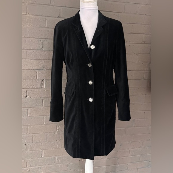 Chico’s black velvet jacket 4 - Picture 7 of 14